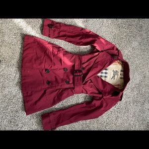 Burberry Belted Double Breasted Trench Coat Mid Length